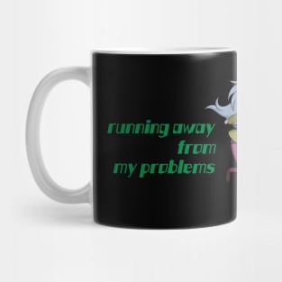 Running Away From My Problem Mug